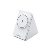 Зарядний пристрій Choetech Wireless magnetic 3-in-1 15W white (T600-F)