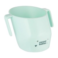 Набір дитячого посуду Canpol babies ергономічна кружка для навчання самостійного пиття, бірюзова (74/060_tur)