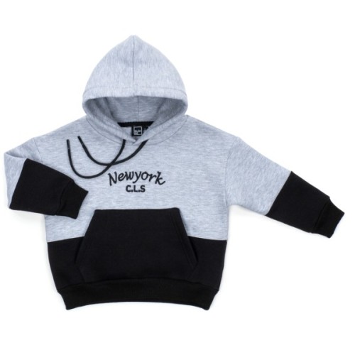 Спортивний костюм дитячий Cloise з худи на флісі (CL0215009-104-gray)