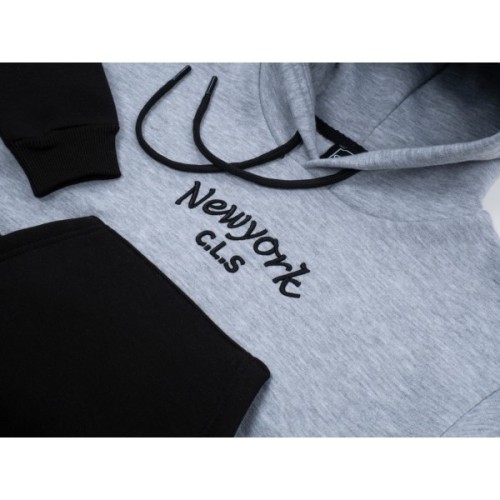 Спортивний костюм дитячий Cloise з худи на флісі (CL0215009-104-gray)