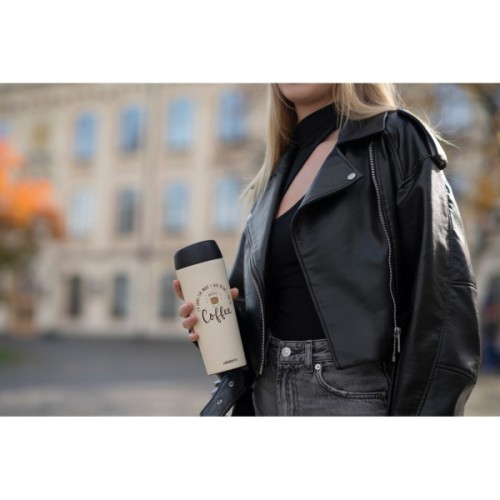 Термокружка Ardesto Coffee Time 450 мл Бежева (AR2645C)