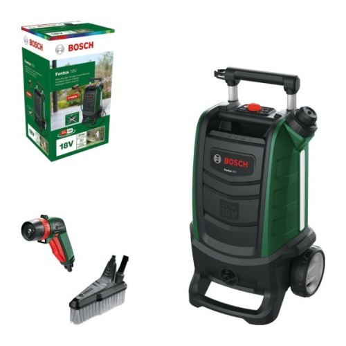 Мийка високого тиску Bosch Fontus 18V, 18V, 20бар, 386л/год (без АКБ та ЗП) (0.600.8B6.102)