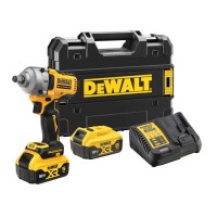 Гайковерт DeWALT ударний 18 В XR Li-lon, 2x5Ah, безщітковий, 812 Нм, TSTAK (DCF891P2T)