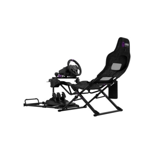 Крісло ігрове Lorgar Flex RAF1 з кокпітом кріплення для керма та педалей Black (LRG-RAF1)