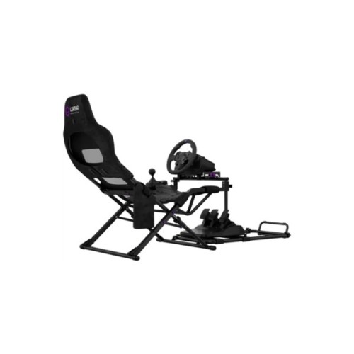 Крісло ігрове Lorgar Flex RAF1 з кокпітом кріплення для керма та педалей Black (LRG-RAF1)