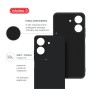 Чохол до мобільного телефона Intaleo SoftShell Xiaomi Redmi 13C 4G Black (1283126590504)
