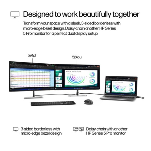 Монітор HP S5 Pro 524pu (9D9V7AA)