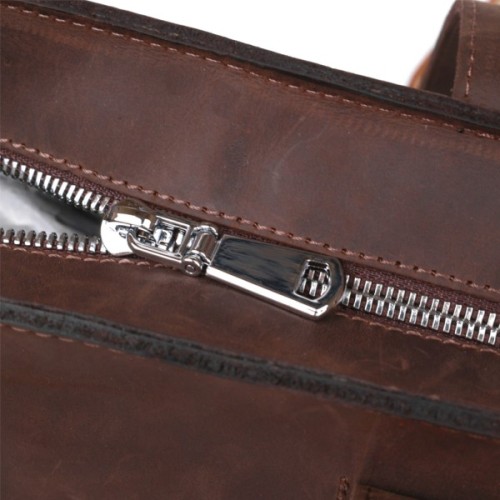 Сумка Shvigel Вінтажна шопер Коричнева (16349)