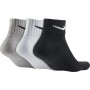 Шкарпетки Nike U NK V CUSH ANKLE-3PR VALUE SX4926-901 38-42 3 пари Чорний/Білий/Сірий (887232701130)