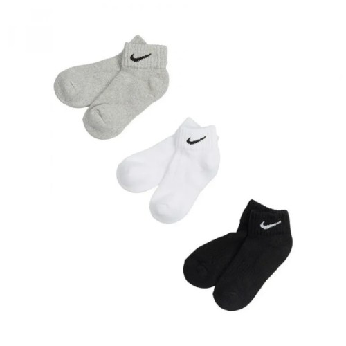 Шкарпетки Nike U NK V CUSH ANKLE-3PR VALUE SX4926-901 38-42 3 пари Чорний/Білий/Сірий (887232701130)