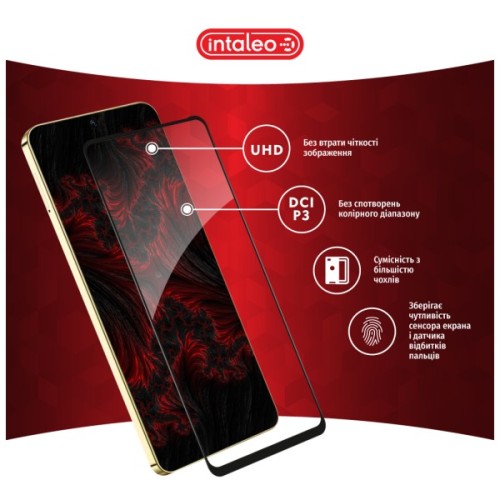 Скло захисне Intaleo Full Glue Infinix Hot 40 Pro Black (1283126589263)