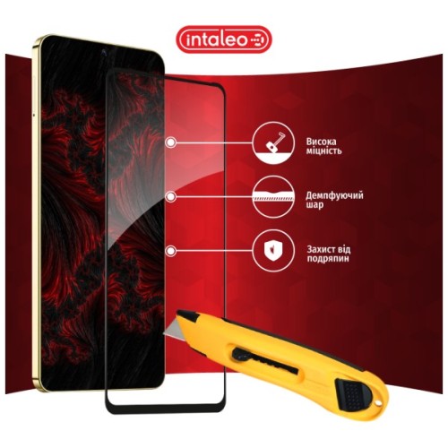 Скло захисне Intaleo Full Glue Infinix Hot 40 Pro Black (1283126589263)