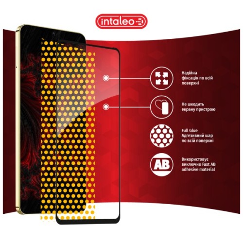 Скло захисне Intaleo Full Glue Infinix Hot 40 Pro Black (1283126589263)