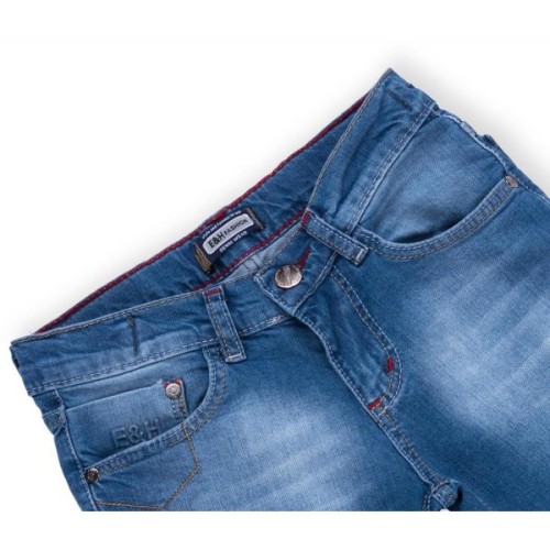 Джинси дитячі E&H завужені (20123-140B-blue)