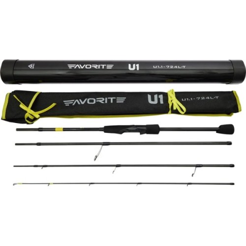 Вудилище Favorite U1 724L-T 2.18m 3-12g Fast (4 част.) (1693.07.74)
