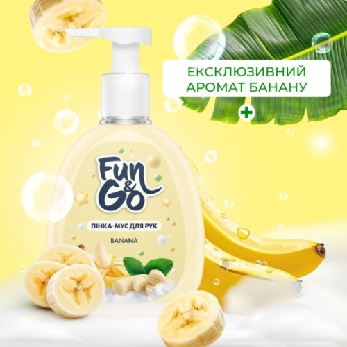 Мило-пінка Fun&Go Banana 300 мл (4820204701802)