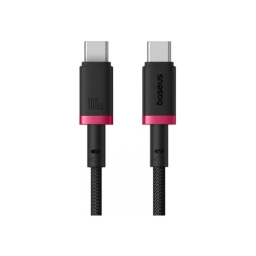 Дата кабель USB-C to USB-C 1.0m 100W red/black Baseus (P10377803U01-01)