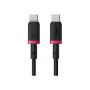 Дата кабель USB-C to USB-C 1.0m 100W red/black Baseus (P10377803U01-01)