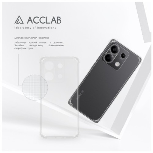 Чохол до мобільного телефона ACCLAB ShockProof Xiaomi Redmi Note 13 5G Transparent (1283126592317)