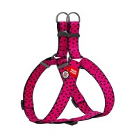 Шлея для собак WAUDOG Nylon з QR паспортом "Кавун" пластиковий фастекс XL (324-0049)