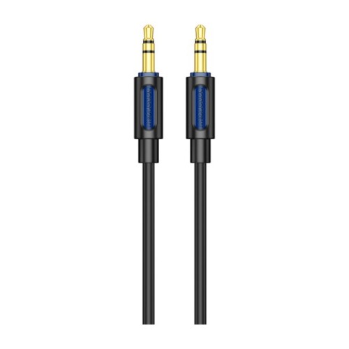 Кабель мультимедійний 3.5mm M to 3.5mm M 1.0m silicone black BOROFONE (6941991114373)