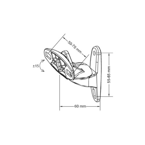 Кронштейн до акустики Walfix SM-1B