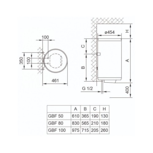 Бойлер TIKI GBF 50/UA (700096)