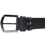 Ремінь Grande Pelle Під джинси з натуральної шкіри Чорний (11686)