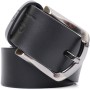 Ремінь Grande Pelle Під джинси з натуральної шкіри Чорний (11686)