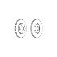 Гальмівний диск FERODO DDF1220
