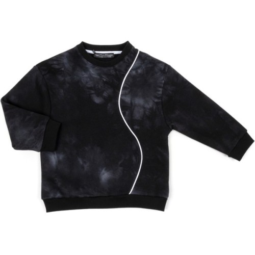 Спортивний костюм дитячий A-Yugi флісовий (7294-03-134G-black)