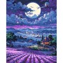 Картина по номерам Santi Захід сонця та лаванда 40х50 см LED (956653)