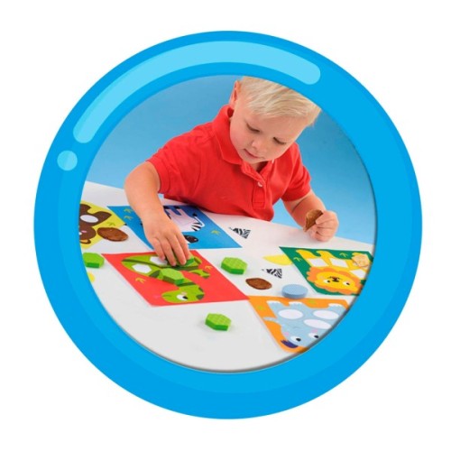 Набір для творчості Ses для занять мозаїкою серії My first" – Мої перші сенсорні картки" (14483S)