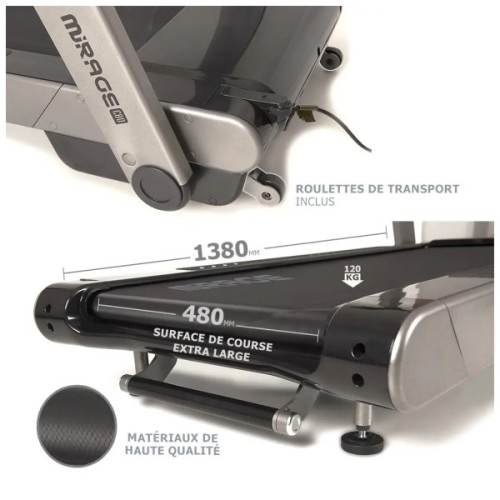 Бігова доріжка Toorx Mirage-C80 (931222)