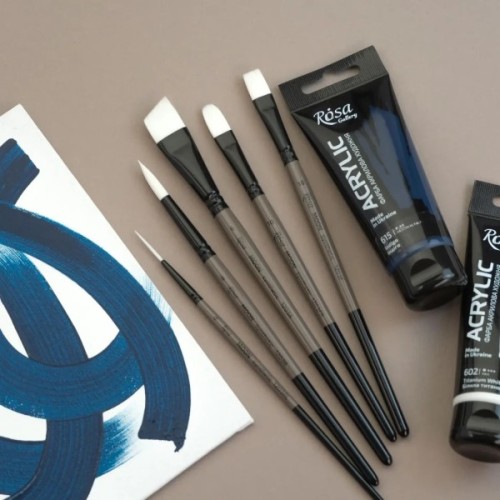 Пензлик для малювання Rosa Синтетика лайнер, MOON 1203RL, №0 (4823098534112)