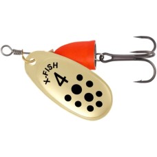 Блешня X-Fish Wolf 10g 4 Gold fire red (1917.05.57)