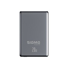 Батарея універсальна Sigma X-power SI05A7QL-MAG 5000mAh, Magnetic wireless 15W, PD, QC, 20Wmax, MagSafe (4827798359419)