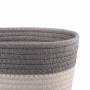 Кошик для зберігання Ardesto Vigor Плетений Бавовняний шпагат Сірий / білий 3.5 л (ARHC2504GW)