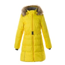 Пальто дитяче Huppa YACARANDA 12030030 жовтий 158 (4741632039346)