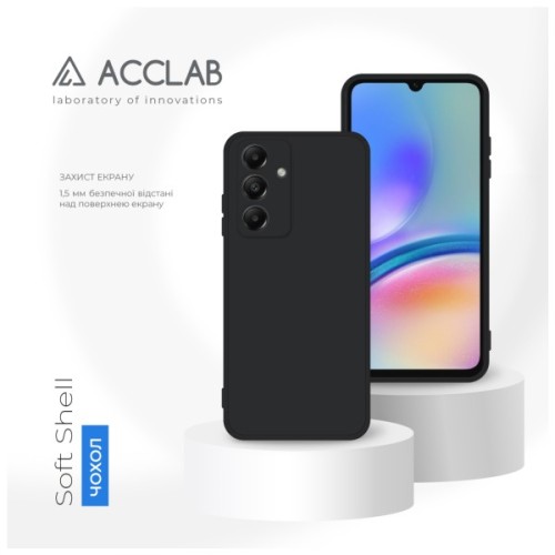 Чохол до мобільного телефона ACCLAB SoftShell Samsung Galaxy A05s Black (1283126586750)