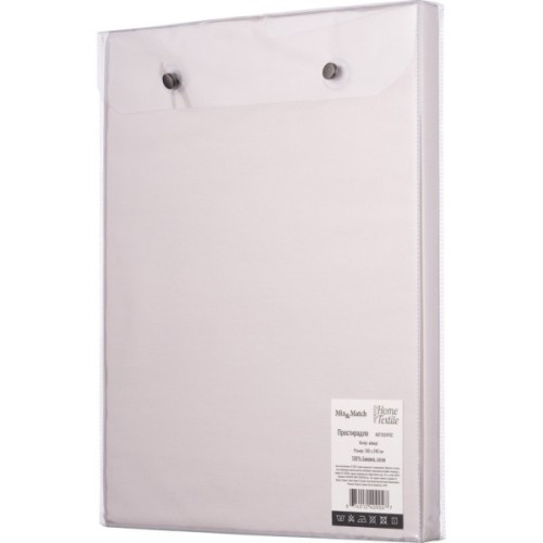 Простирадло Ardesto Mix&Match сатин 180х240 см айворі (ART1824FSC)