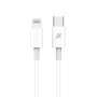 Дата кабель USB-C to Lightning 1.0m12W CL-03W White Grand-X (CL-03W)