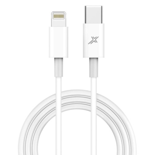 Дата кабель USB-C to Lightning 1.0m12W CL-03W White Grand-X (CL-03W)