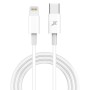 Дата кабель USB-C to Lightning 1.0m12W CL-03W White Grand-X (CL-03W)