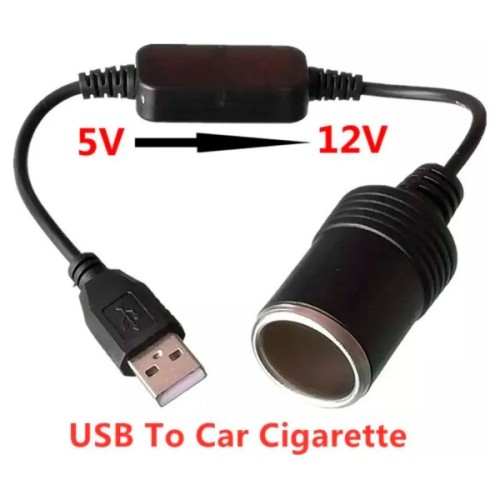 Адаптер CC-512 5V USB to 12V car XoKo (CC-512)