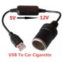 Адаптер CC-512 5V USB to 12V car XoKo (CC-512)