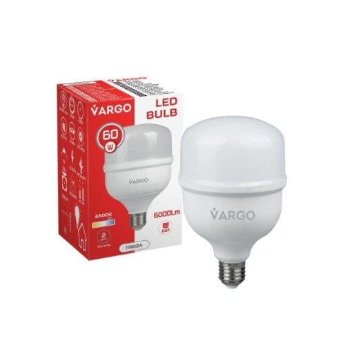 Лампочка VARGO VG-60W E27 6500K