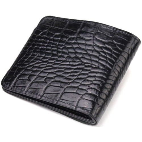 Портмоне Canpellini З натуральної шкіри Чорне (21572)