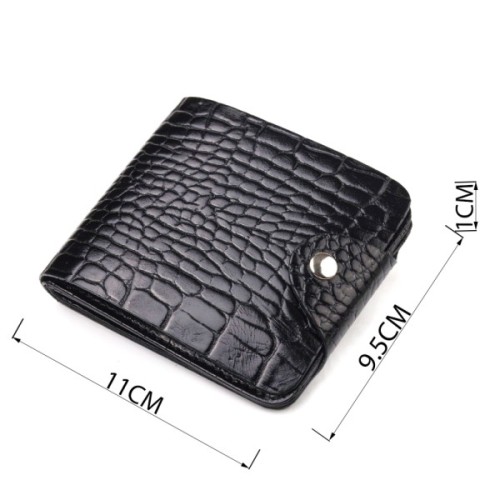 Портмоне Canpellini З натуральної шкіри Чорне (21572)