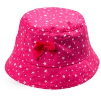 Панама дитяча Kitti із зірочками (T9350-1-44G-pink)